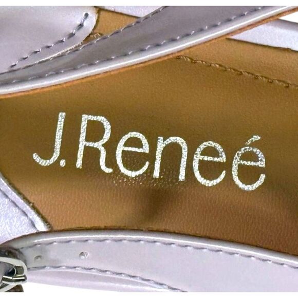 J.RENEE  Devika Lilac Patent Slingback Pump with Bow, NEW! Size 12 M - Picture 12 of 14
